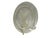 Clear Glass Back Relief Carved Horse Round Display Disc For Sale - Image 4 of 13