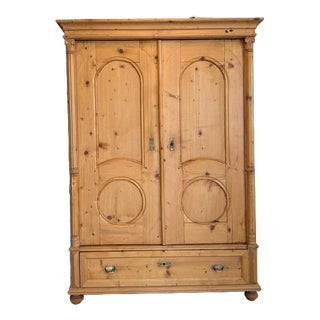 Gründerzeit Farmhouse Wardrobe in Softwood, Styria For Sale