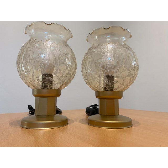 Vintage Kozole Bedside Table Lamps, Former Yugoslavia, 1970s, Set of 2 For Sale - Image 6 of 14