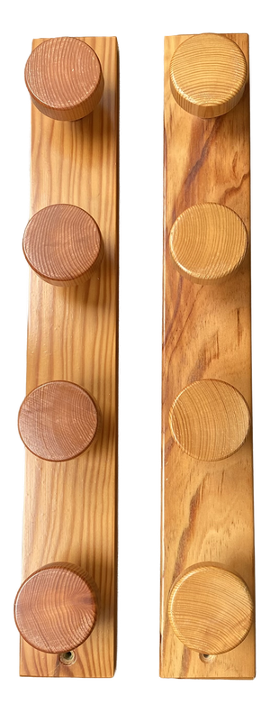 Vintage Pine Coat Rack, 1980s, Set of 2