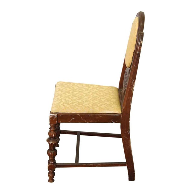 Queen Anne Style Wooden Chair Chairish