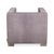 Suitcase Lounge Chairs in Grey Lilac Suede and Chrome from Minotti, Set of 2 For Sale - Image 15 of 18