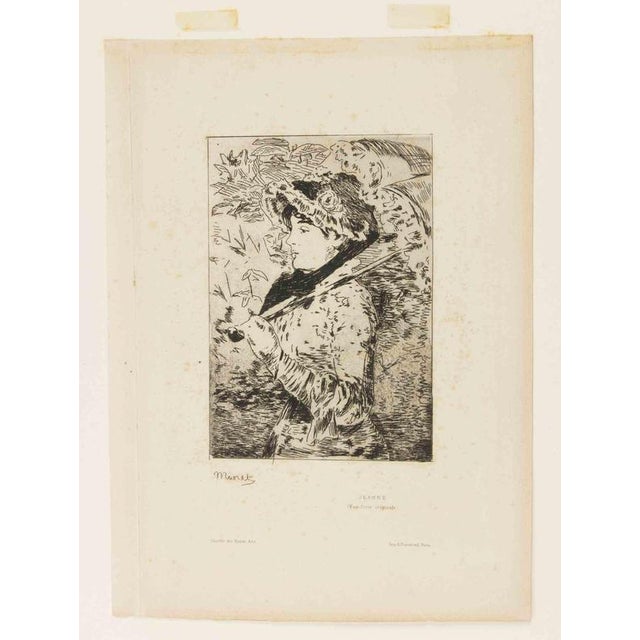 Etching and drypoint on paper. Signed and titled on plate. Pubished on the "Gazette des Beaux-Arts". Printed b A....