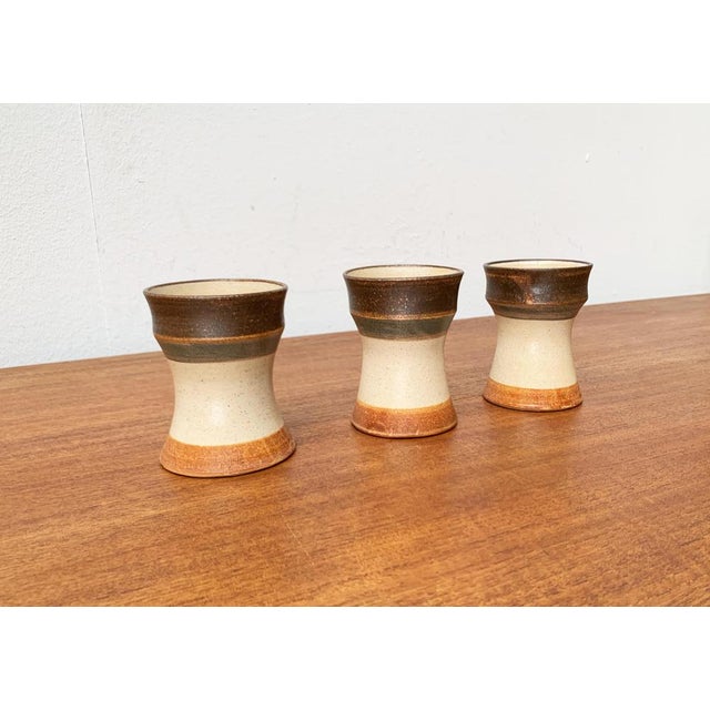 Mid-Century German Studio Pottery Mugs from Inseltöpferei Fehmarn, 1960s, Set of 3 For Sale - Image 14 of 15