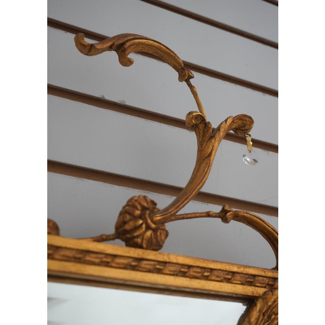 Carvers Guild Adam Style Gold Frame Mirror For Sale - Image 9 of 12
