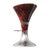 "il Destino" Bar Stool with Burl Walnut, Stainless Steel, Hand Crafted Bizimyer Furniture. Unmatched. Unrivalled. Designed...