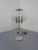 Silver Glass and Chrome-Plated Ball Table Lamp, Italy, 1960s For Sale - Image 8 of 16