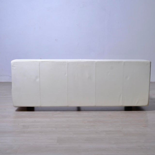 Animal Skin Sera Double Bed in Leather by Roberto Palomba for Poltrona Frau, 1980s For Sale - Image 7 of 15