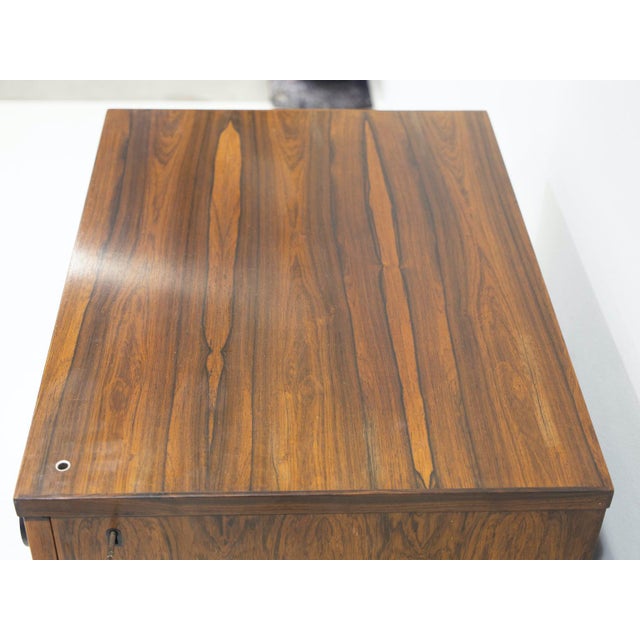 Wooden Free-Standing Dry Bar with Flip-Up Top, 1960s For Sale - Image 16 of 18