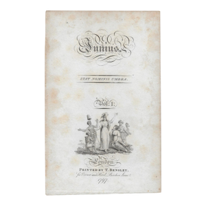 1797 Junius Antique Engraving