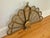 Vintage Brass Peacock Folding Fireplace Screen With Shell Motif For Sale - Image 10 of 12