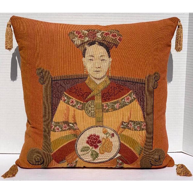 20th Century Hollywood Regency Embroidered Needlepoint Tapestry
