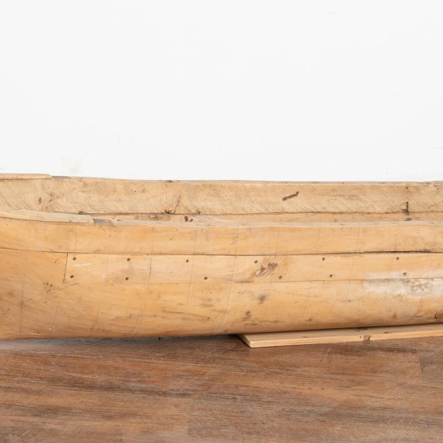 Early 20th Century Hand Crafted Large Wooden Model Boat, Denmark Circa 1900's For Sale - Image 5 of 10