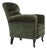 Vintage Danish Highback Relax Chair in Furniture Velour and Beech, 1950s For Sale