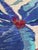 Abstract Expressionism 1980s Primitive Flower From Primitive Flower Series: Hand Woven Tapestry For Sale - Image 3 of 9