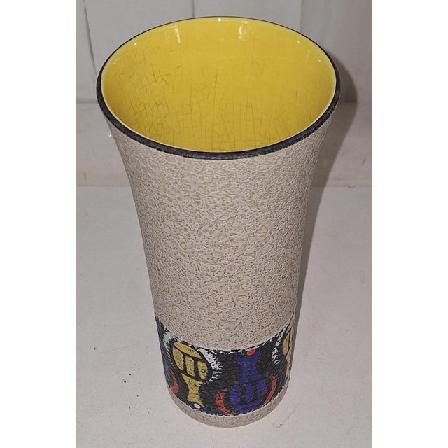 Mid-Century Ceramic Vase, 1960s, in Very Good conditions. Designed 1960 to 1969