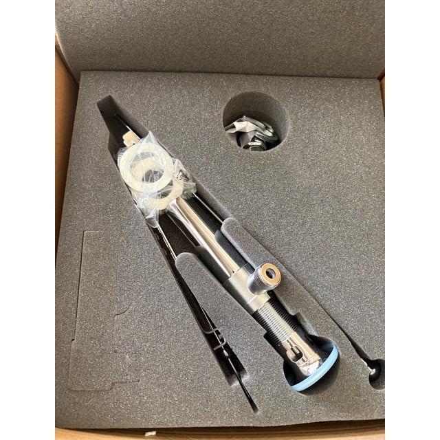 Open Box New Perrin & Rowe Edwardian Bathroom Sink Faucet in Chrome Finish - Made in Britain For Sale - Image 4 of 7