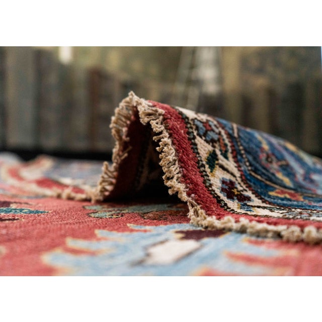 Textile Oriental Hand Knotted Round Rug 8' x 8' #21389 For Sale - Image 7 of 8