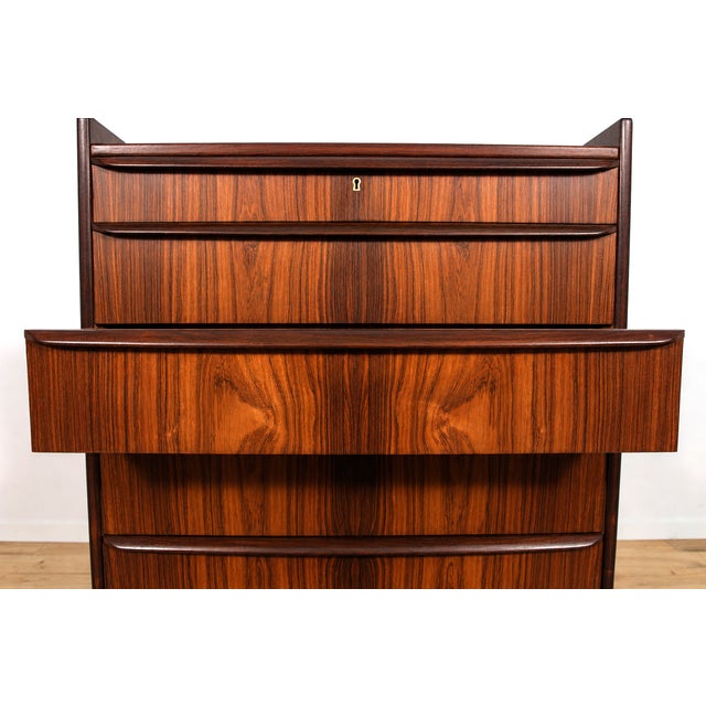 Mid-Century Rosewood Dresser, Denmark, 1960s For Sale - Image 12 of 17