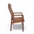 Teak & Fabric Dining Chairs from Dyrlund, 1960s, Set of 4 For Sale - Image 3 of 6