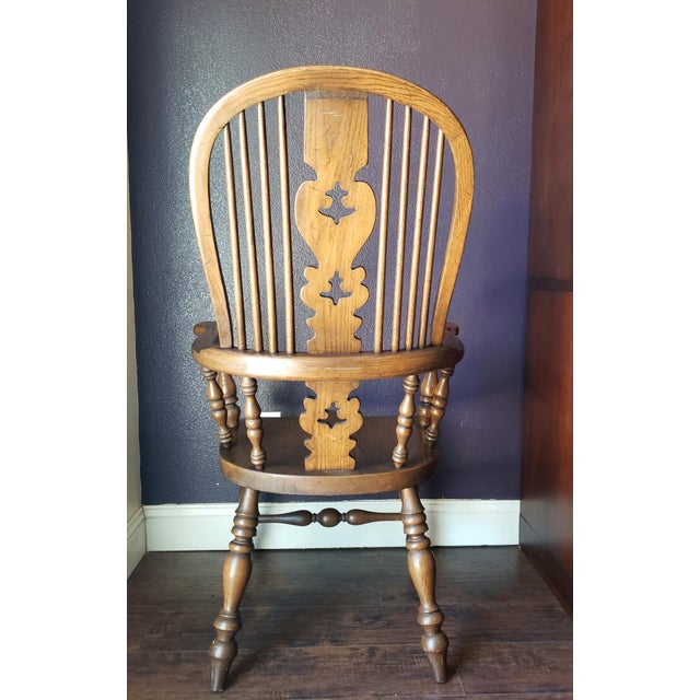 Conant Ball 1964 Conant Ball Colonial Revival Windsor Armchair (Model 3561) For Sale - Image 4 of 9