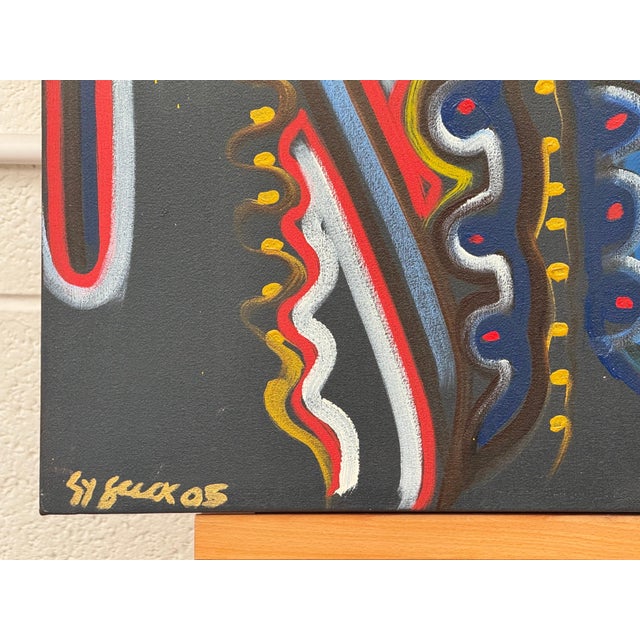 Vivid seascape where turbulent waves meet a glowing horizon of shifting light 2025 For Sale - Image 13 of 18