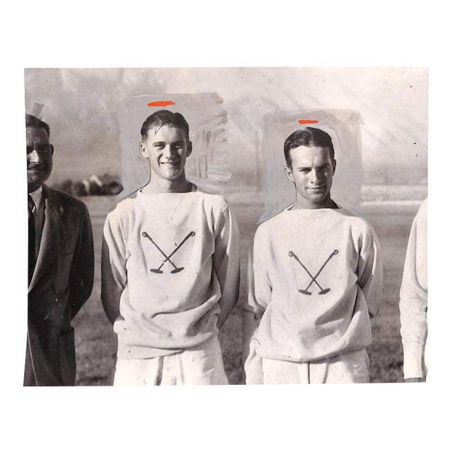University of Arizona Polo Players May 26, 1931 B&w Photo For Sale