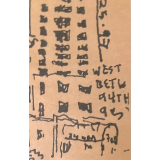 1990s Original Cityscape "Between W. 94th and 95th", Signed by Artist For Sale - Image 9 of 9