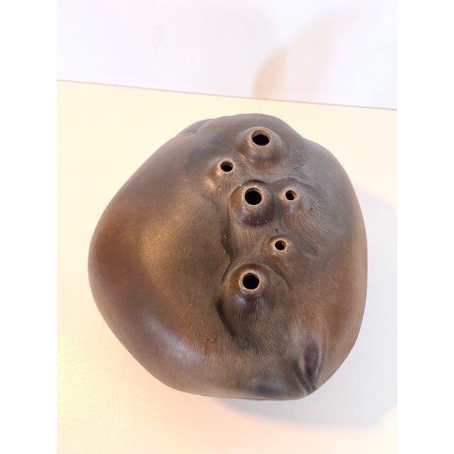 Made in Italy, 1970s. This wonderful piece is handmade in lacquered ceramic. It isn't labelled or marked, but it's style...