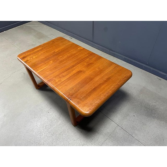 Mid-Century Scandinavian Teak Coffee Table, 1970s For Sale - Image 10 of 12