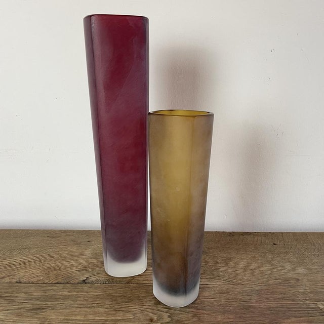 Vase in Satin-Finish Murano Glass by Nason & Moretti For Sale - Image 4 of 7
