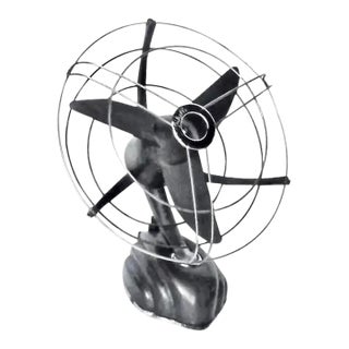 Vintage Art Deco Machine Age German Desk Fan For Sale