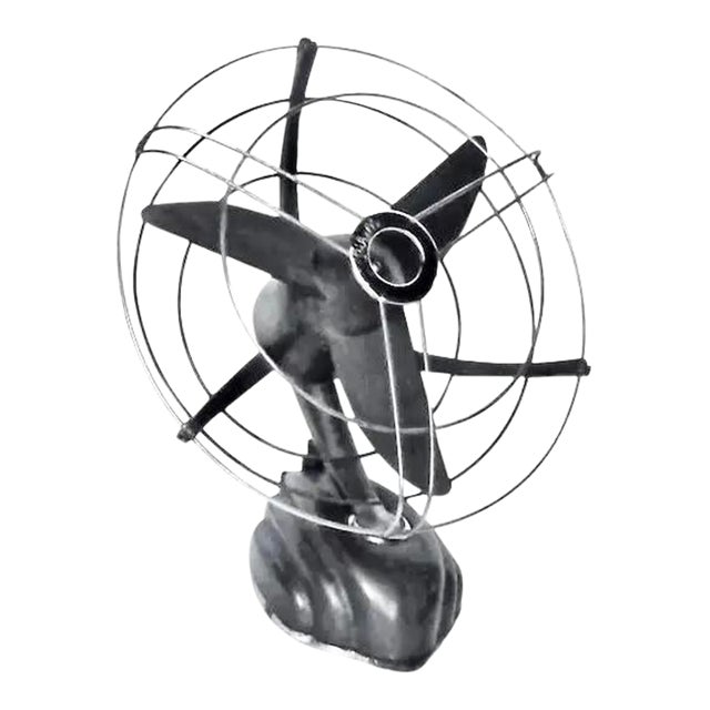 Vintage Art Deco Machine Age German Desk Fan For Sale