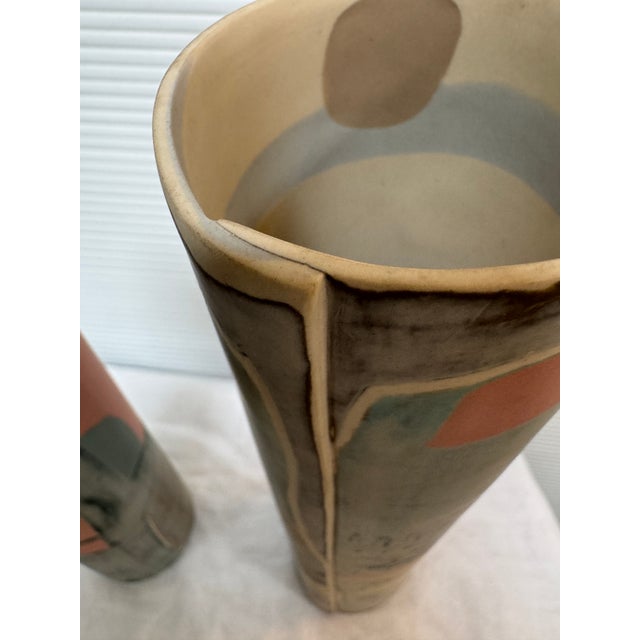 Susan Nemeth Porcelain Vases, Set of Two For Sale In San Francisco - Image 6 of 12