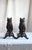 Pair of Victorian Cat Andirons With Original Glass Eyes For Sale - Image 11 of 12