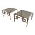 Design Chrome Side Tables, circa 1970 - A Pair For Sale
