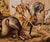 Mid 20th Century Signed Orientalist Oil Painting – Arabian Horsemen in the Desert Landscape, Mid-20th Century. For Sale - Image 5 of 10