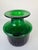 Mid-Century Emerald Green Glass Collar Vase attributed to Bertil Vallien for Boda / Åfors, 1960s For Sale - Image 6 of 14