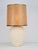 Vintage Organic Ribbed Plaster Table Lamp, 1970s For Sale - Image 9 of 9