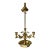 Brass Table Lamp With Swan Motif For Sale