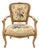 French Louis XV Style Needlepoint Bergère Armchair For Sale