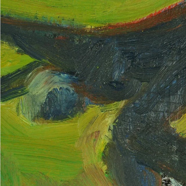 R. Dagstrom, Swedish Painting of Dancing Women in Green Field, Oil on Canvas, Framed For Sale - Image 11 of 18