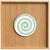Marcel Duchamp, Green White Spirale Blanche Rotorelief from Konig Series 133, 1987, Wood For Sale