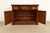 1980s Drexel Heritage Georgian Flame Mahogany Flip Top Buffet Server or Bar Cabinet For Sale - Image 5 of 16