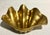 Mid-Century Modern MCM Hollywood Regency Gump's Made in Hong Kong Solid Brass Seashell Catchall For Sale - Image 3 of 9