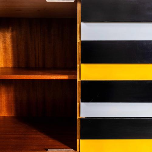 Wood Mid-Century Cabinet Sideboard by Jiri Jiroutek for Interieur Praha, 1950s For Sale - Image 7 of 11