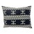 African Custom Made Black and White Kente Cloth Pillow 24" For Sale