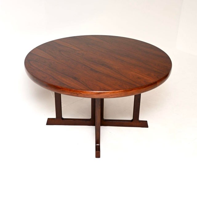 1960s Vintage Danish Dining Table attributed to Johannes Andersen for Hans Bech, 1960 For Sale - Image 5 of 11