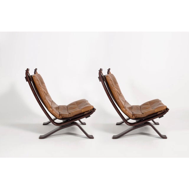 Focus Sling Lounge Chairs from Bramin Møbler, 1970s, Set of 2 For Sale - Image 5 of 5