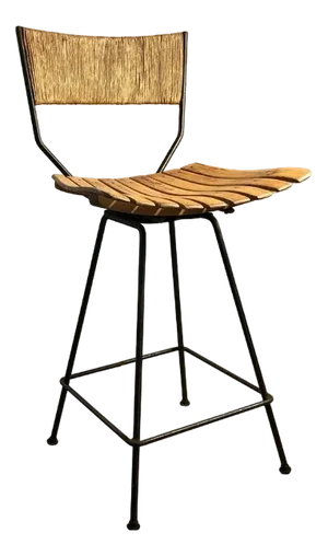 Mid-Century Modern Brutalist Bar Stool or Chair by Arthur Umanoff, USA, 1950